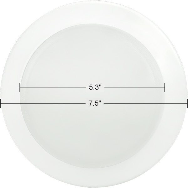 15 Watt - Surface Mount LED Downlight - 90 Watt Incandescent Equal - 3000K - 1060 Lumens Four Bros Lighting