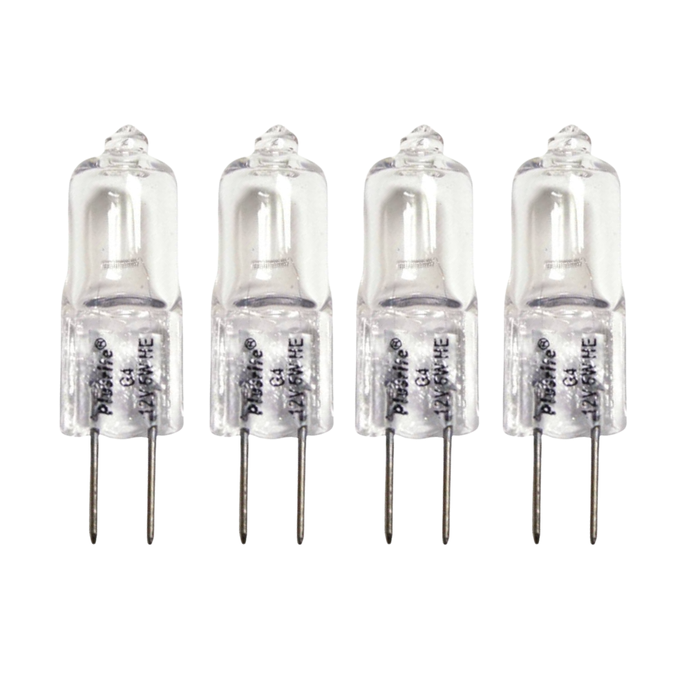 Plusrite 3300 - 5 Watt - T3 G4 Base - Halogen - Clear - 2,000 Life Hours - 80 Lumens - 12 Volt