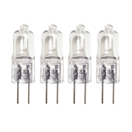 Plusrite 3300 - 5 Watt - T3 G4 Base - Halogen - Clear - 2,000 Life Hours - 80 Lumens - 12 Volt
