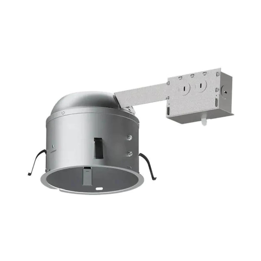 6 Inch Shallow Remodel LED Recessed Housing, IC Rated, Airtight 4 Pack
