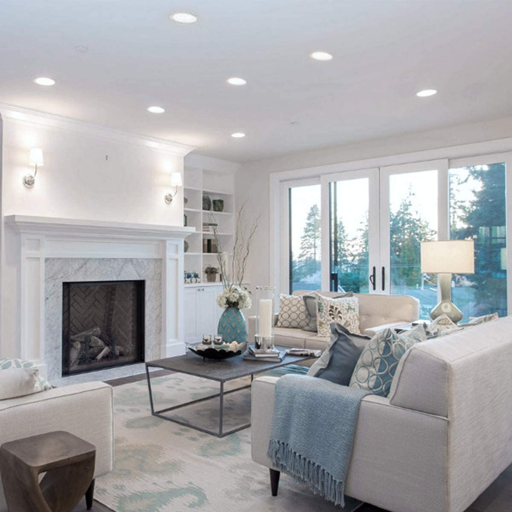 4-Inch LED Recessed Downlight, Dimmable, CCT Color Temperature Selectable 2700K | 4000K | 5000K