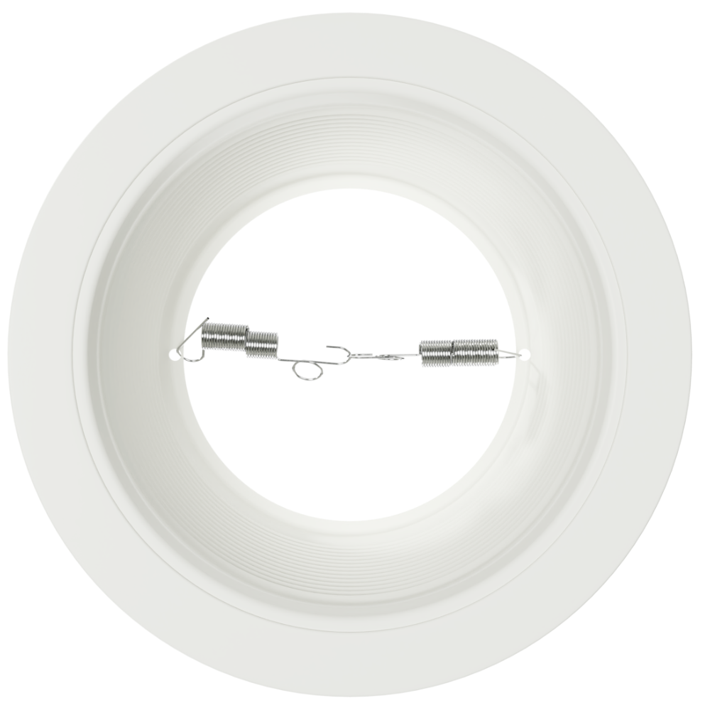 6 INCH RECESSED BAFFLE TRIM, WHITE Four Bros Lighting