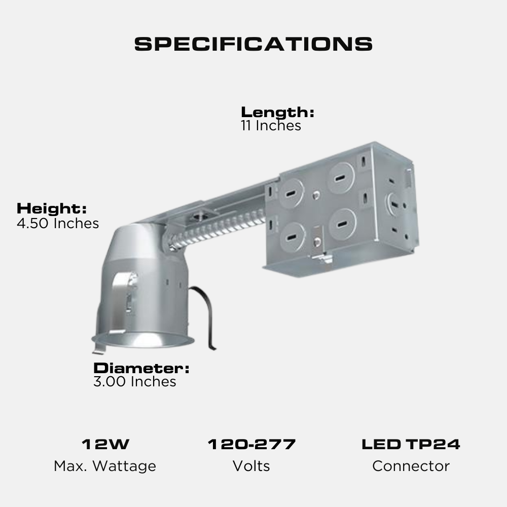 3 Inch Remodel LED Recessed Housing