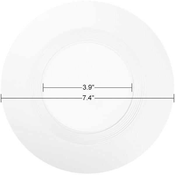 5-6 inch Retrofit LED Downlight - 13.5W - 800 Lumens - 5000 Kelvin - Stepped Baffle Trim - 120V Four Bros Lighting