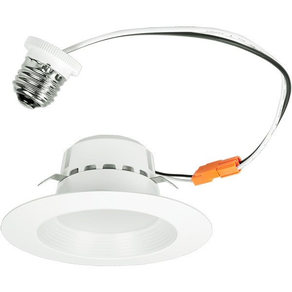 5-6 inch Retrofit LED Downlight - 13.5W - 800 Lumens - 5000 Kelvin - Stepped Baffle Trim - 120V Four Bros Lighting