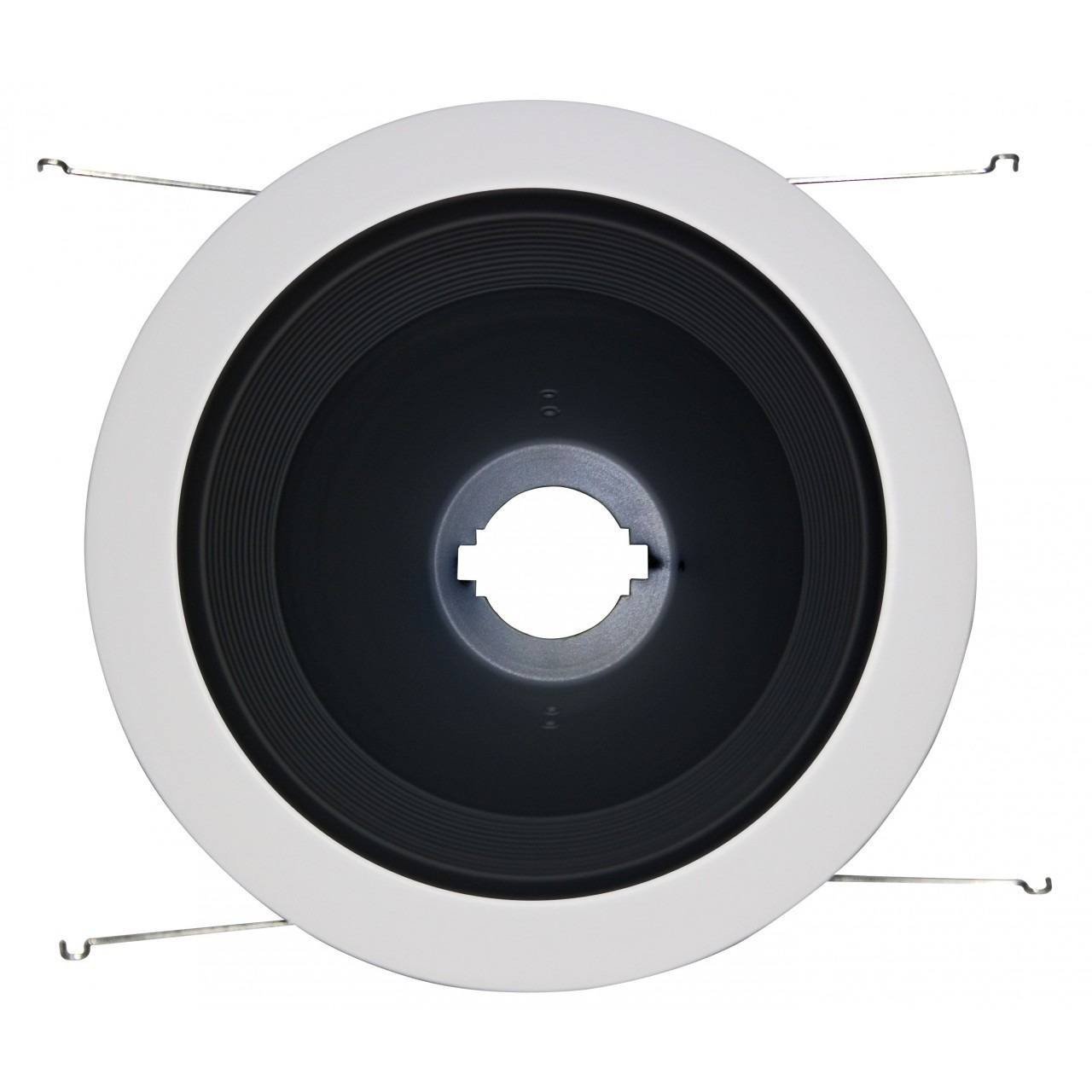 6 Inch - Cone Stepped Baffle Trim - Black - R40/PAR38 Four Bros Lighting