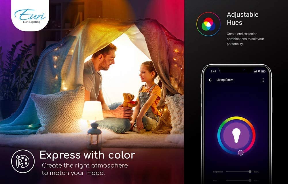 Smart LED Downlight, 6 Inch, 13 Watt, Wi-Fi Enabled, Multicolor Four Bros Lighting
