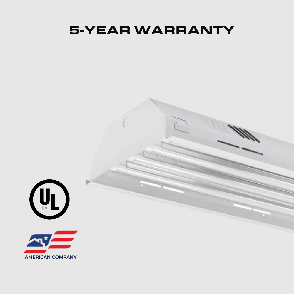 FLUORESCENT T5 HIGH BAY, 4 LAMP, F54T5HO, 120-277V Four Bros Lighting