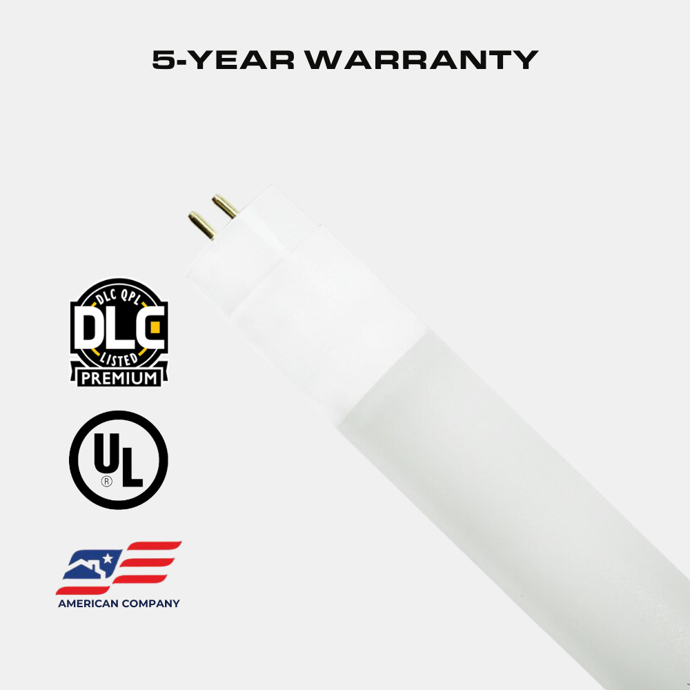 LED T5 Tube, 4 Feet, 24 Watt, 5000K, Type A Plug and Play, 2100 Lumens