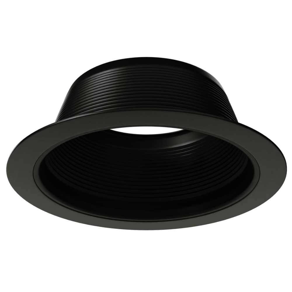 6 IN. RECESSED BAFFLE TRIM, BLACK Four Bros Lighting