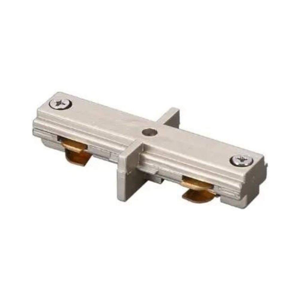 Mini Track Light Straight Connector, Nickel