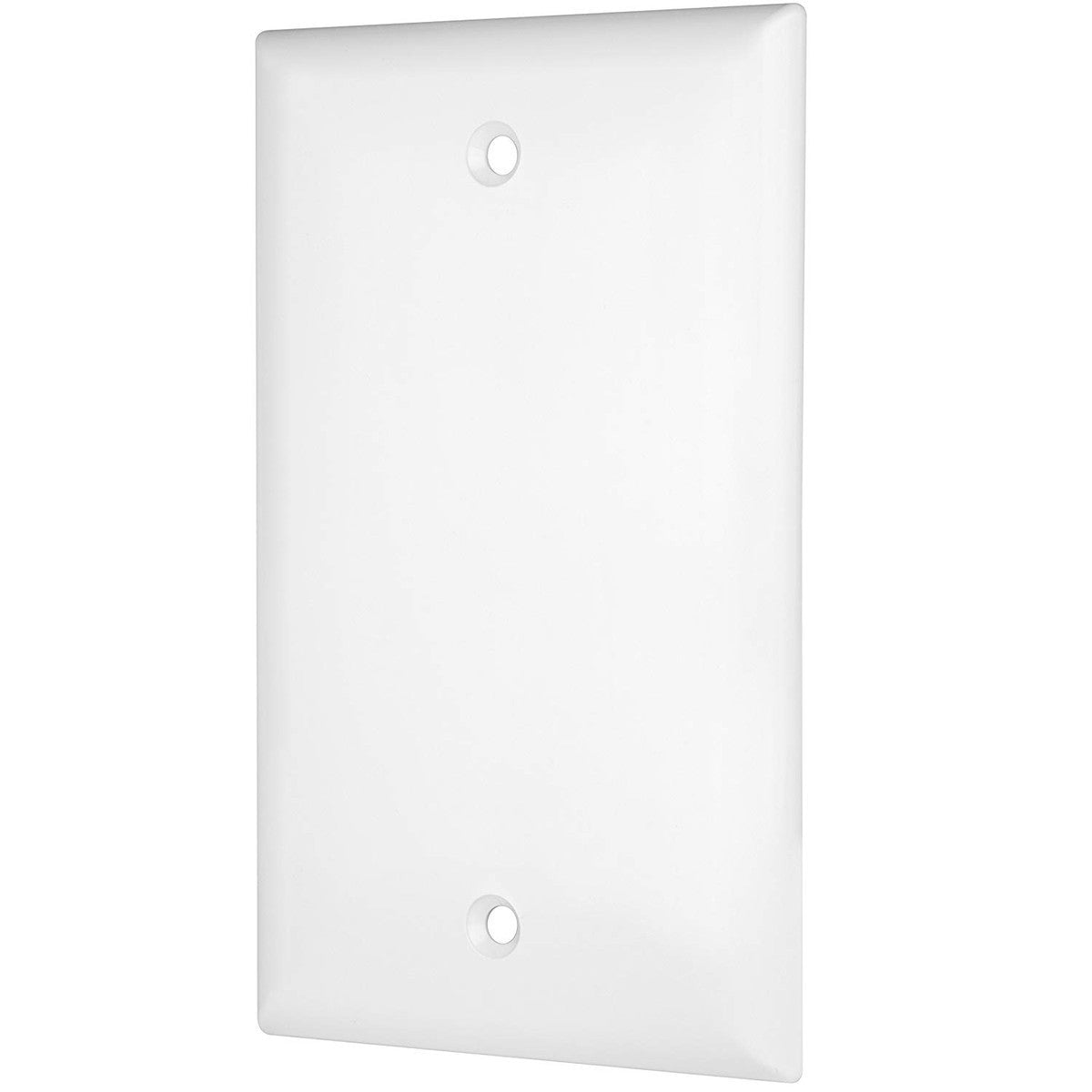 Blank Wall Plate - White - 1 Gang Mid Size Four Bros Lighting