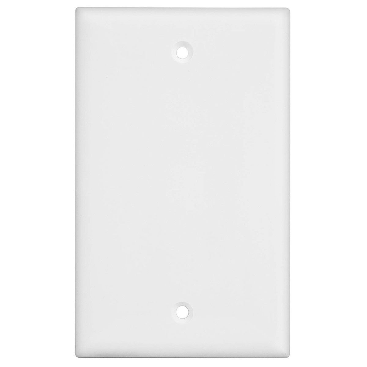 Blank Wall Plate - White - 1 Gang Mid Size Four Bros Lighting