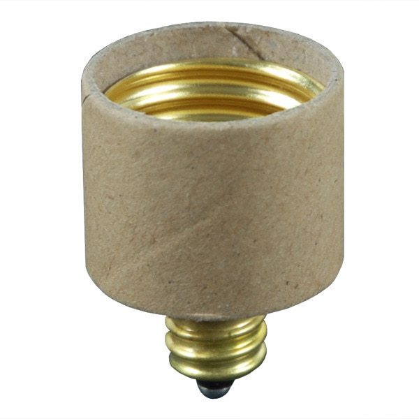 Candelabra E12 to Medium E26 - Enlarger Socket Four Bros Lighting