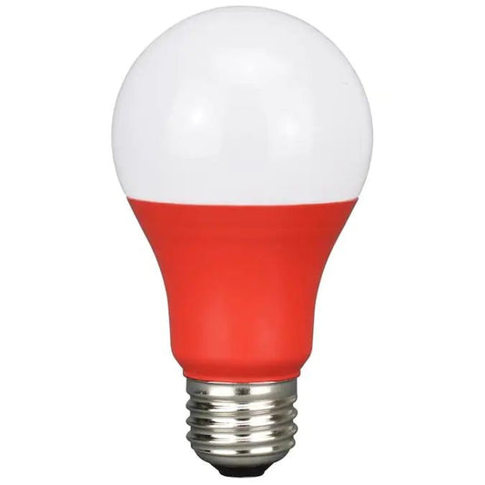 LED Colored Bulb - 5 Watt A-Bulb - Red Four Bros Lighting