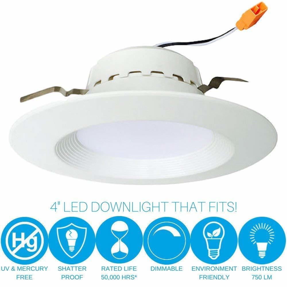 LED Downlight - 10W - 4 Inch - 3000K Four Bros Lighting