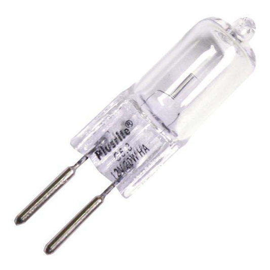 Plusrite 3303 - 20 Watt - T3 G5.3 Base - Halogen - Clear - 2,000 Life Hours - 350 Lumens - 12 Volt Four Bros Lighting