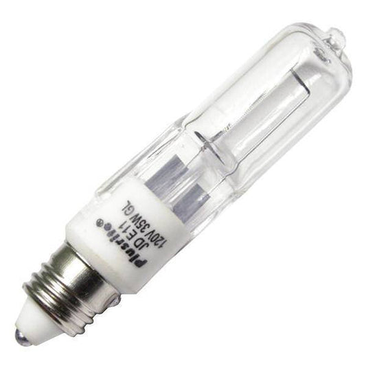 Plusrite 3454 - 35 Watt - T4 - Mini E11 Candelabra - JD35/CL/E11 120V Four Bros Lighting
