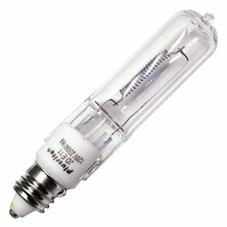 Plusrite 3458 - 250 Watt - T4 - Mini E11 Candelabra - JD250/CL/E11 120V Four Bros Lighting