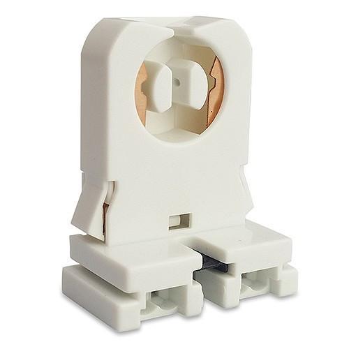 T8 or T12 - Turn-Type Lampholder - Medium Bi-Pin Socket - Non-Shunted - Pack of 2 Four Bros Lighting