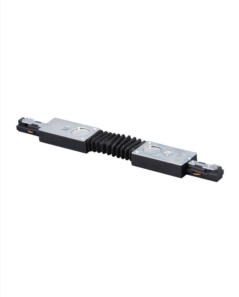 Track Light Flexible Connector, Black Four Bros Lighting