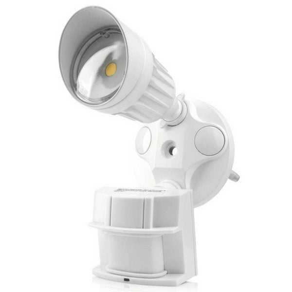 10W - Single Head - LED Motion Sensor Security Light - White - 5000K Four Bros Lighting