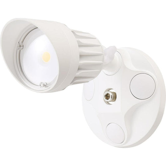 10W - Single Head - LED Security Light - Weatherproof - White - 5000K Four Bros Lighting