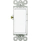 15 Amp Decorator Switch, Single Pole, Residential Grade, 120/277V, White Four Bros Lighting