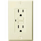15 Amp Receptacle - GFCI Outlet - Almond - Wall Plate Included Four Bros Lighting