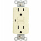 15 Amp Receptacle - GFCI Outlet - Almond - Wall Plate Included Four Bros Lighting