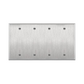 Blank Wall Plate - Stainless Steel - 4 Gang
