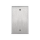 Blank Stainless Steel Wall Plate, 1 Gang