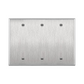 Blank Wall Plate - Stainless Steel - 3 Gang