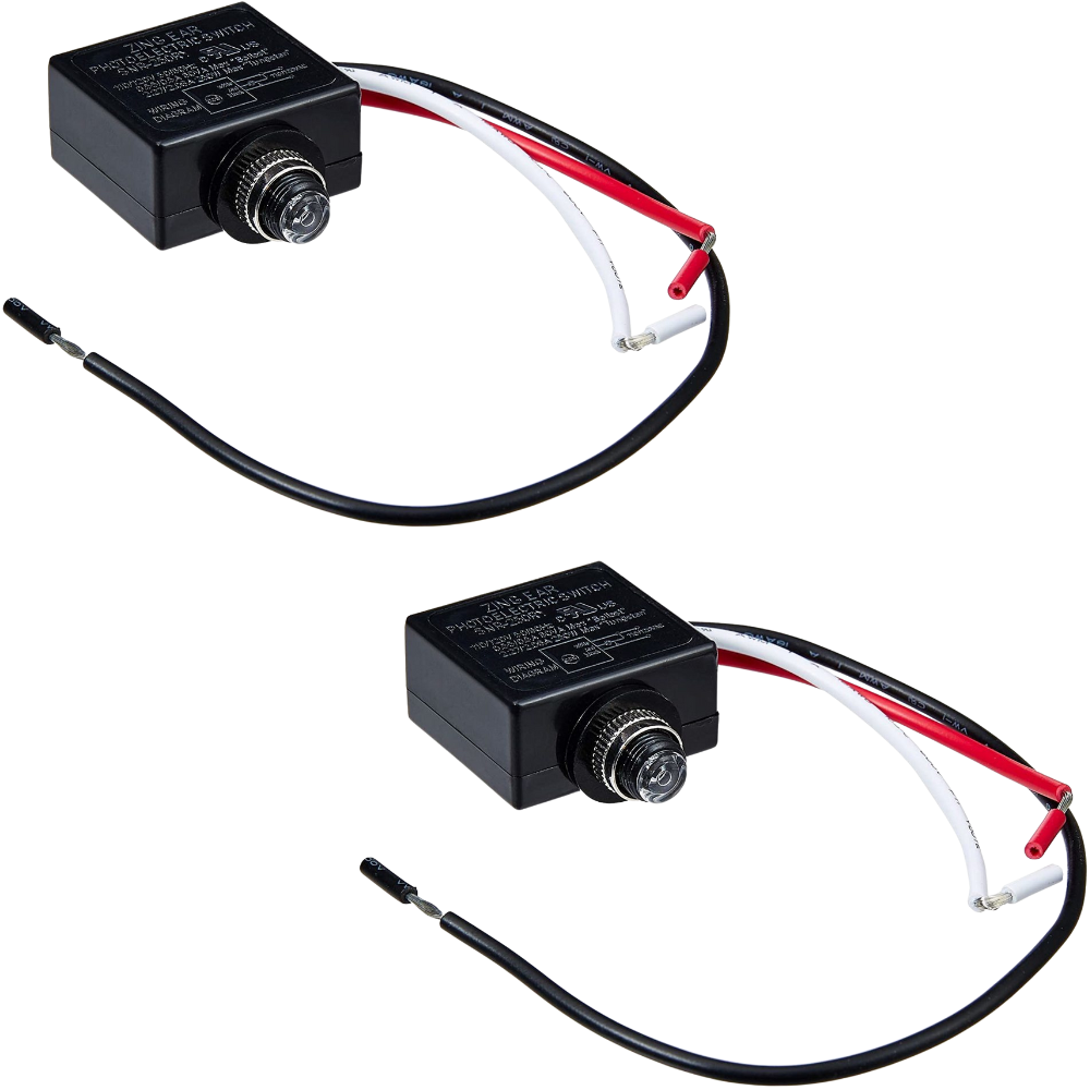 120V Dusk to Dawn Photocell Photoeye Light Sensor Switch, Auto On/Off,