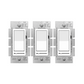 LED DIMMER SWITCH, 3-WAY, SINGLE POLE, 150W, WHITE, 3 PACK Four Bros Lighting