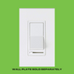 LED Dimmer Switch, 3-Way, Single Pole, 150W, White, 3 Pack