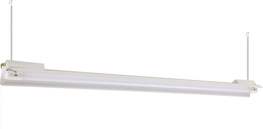 4 Ft. 1-Lamp LED Shop Light with Pull Chain, 18 Watt T-8, 4000K Four Bros Lighting