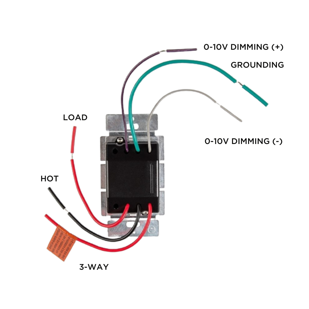 0-10V Low Voltage LED Wall ELV Dimmer Switch