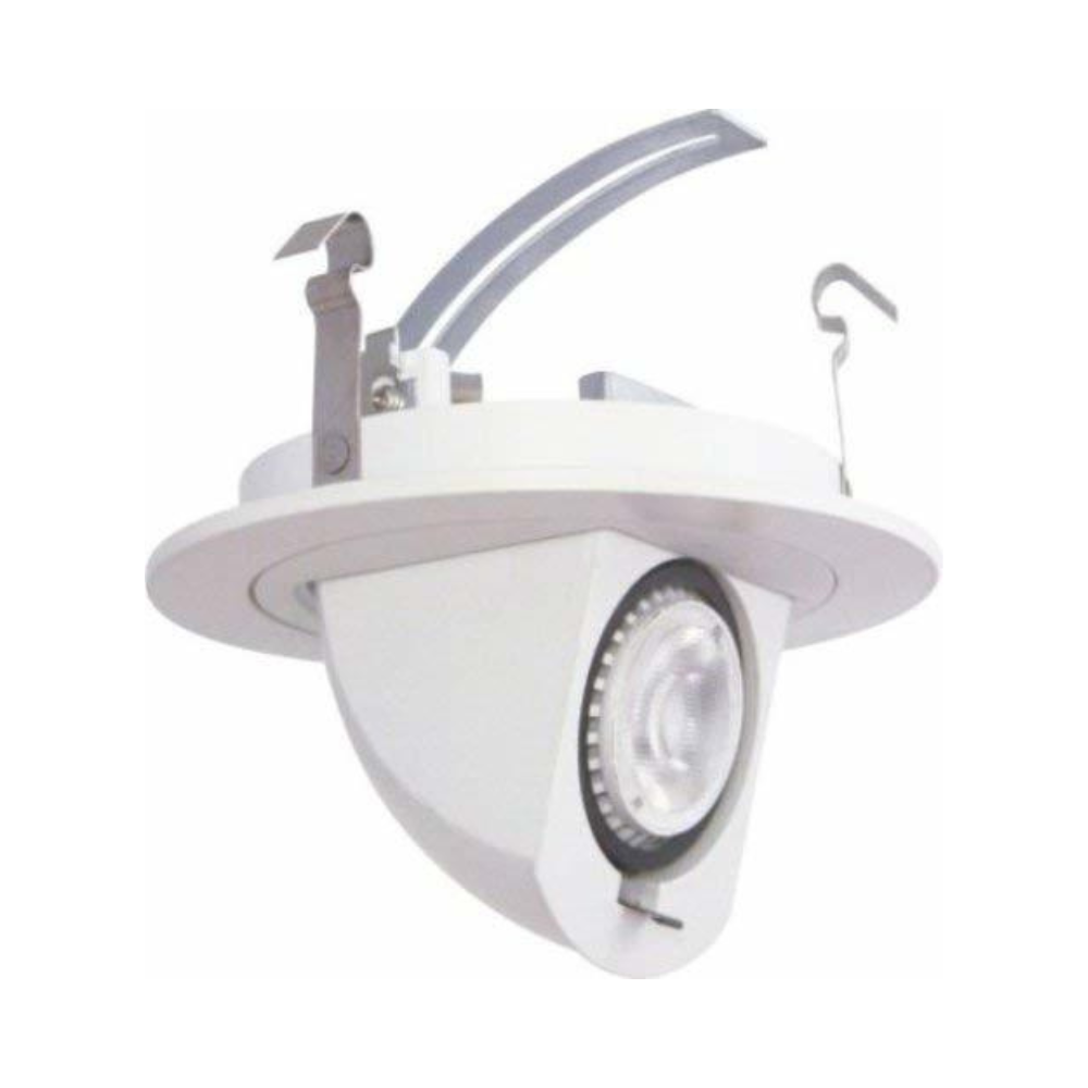 4 Inch LED Recessed Pull Down Downlight, White, 3000K