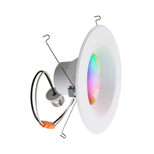 Smart LED Downlight, 6 Inch, 13 Watt, Wi-Fi Enabled, Multicolor Four Bros Lighting