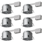 6 Inch Shallow Remodel LED Recessed Housing, IC Rated, Airtight, 6 Pack