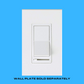 LED Dimmer Switch, 3-Way, Single Pole, 150W, White