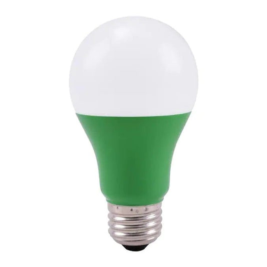 LED Colored Bulb - 5 Watt A-Bulb - Green Four Bros Lighting