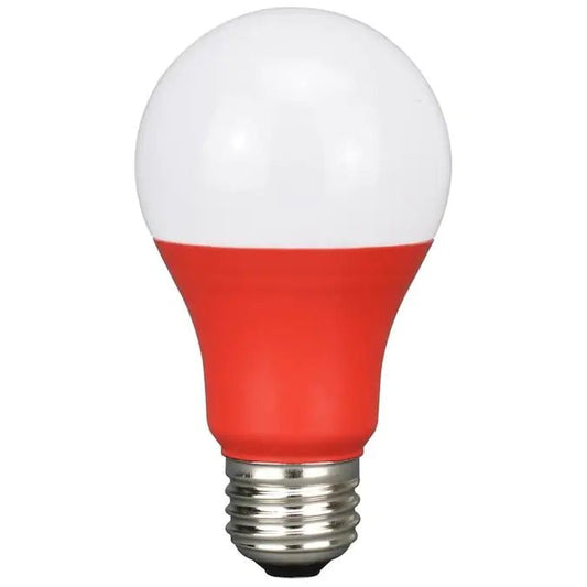 LED Colored Bulb - 5 Watt A-Bulb - Red Four Bros Lighting